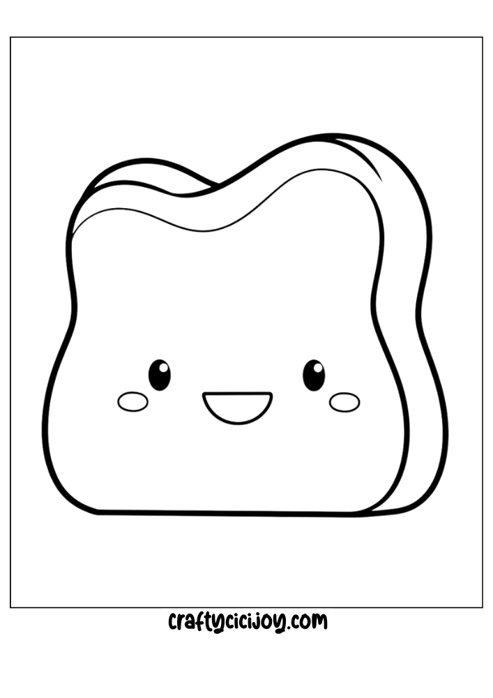 Kawaii coloring pages free 9