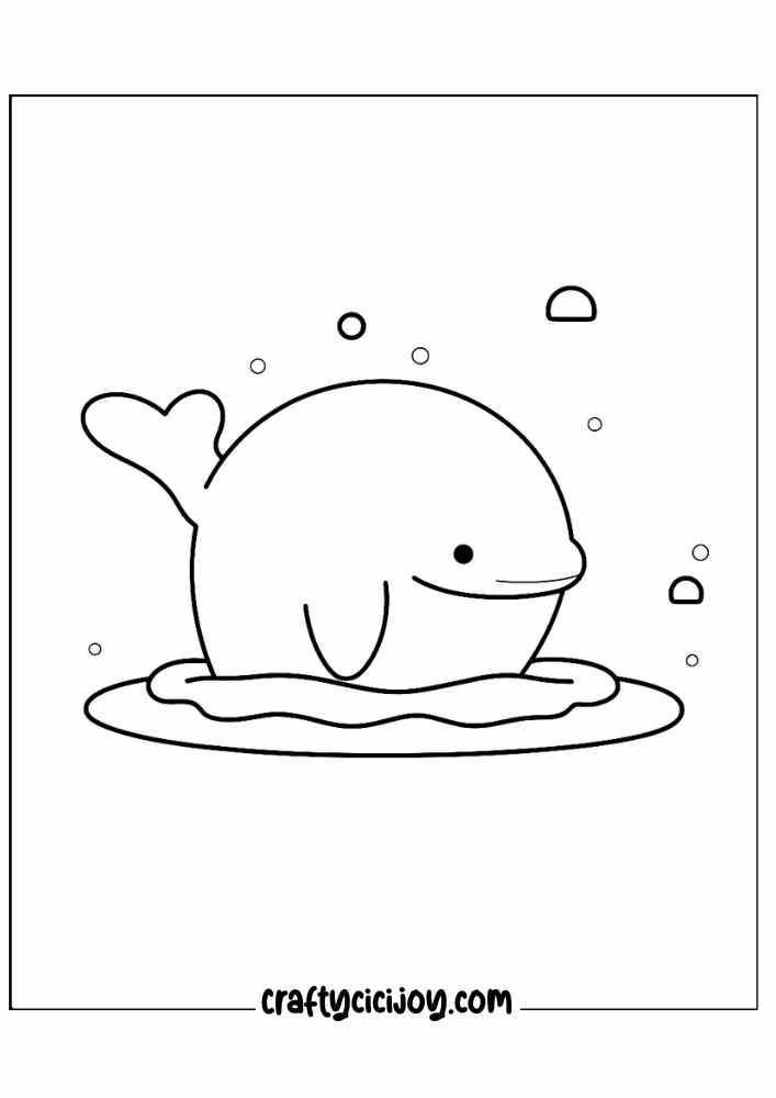 cute sea life coloring page 15