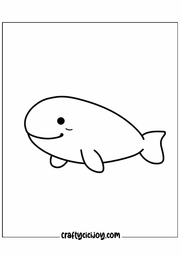 cute sea life coloring page 16