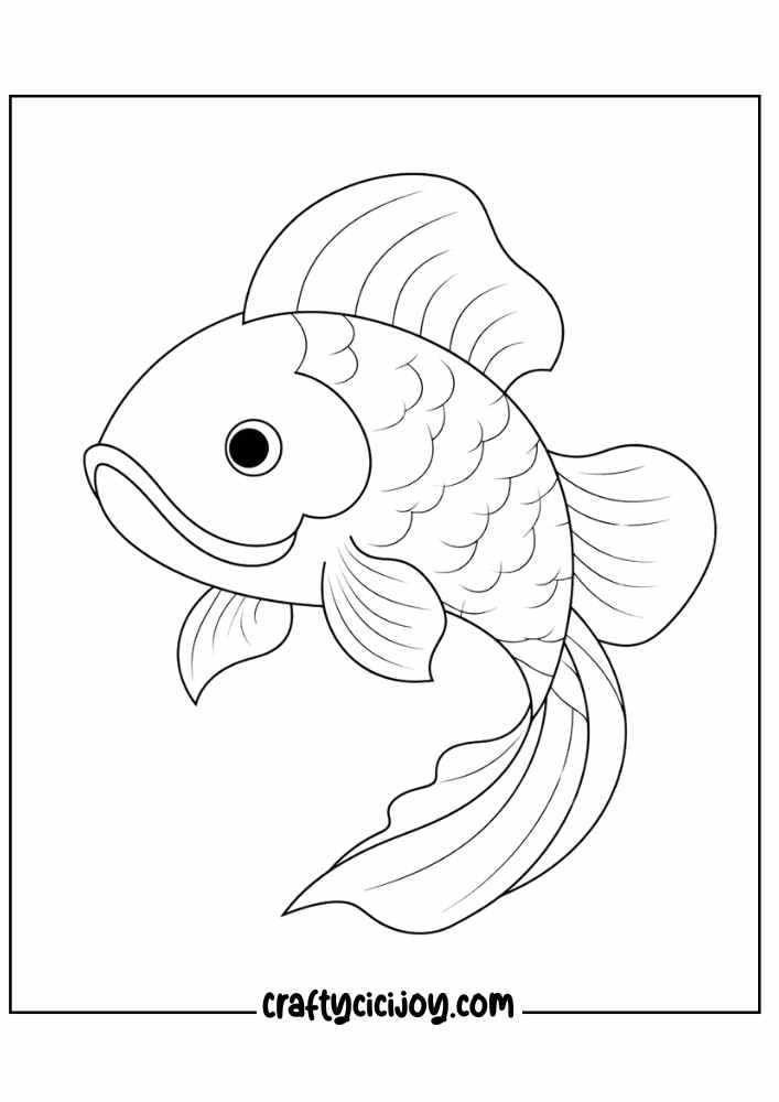 cute sea life coloring page 31