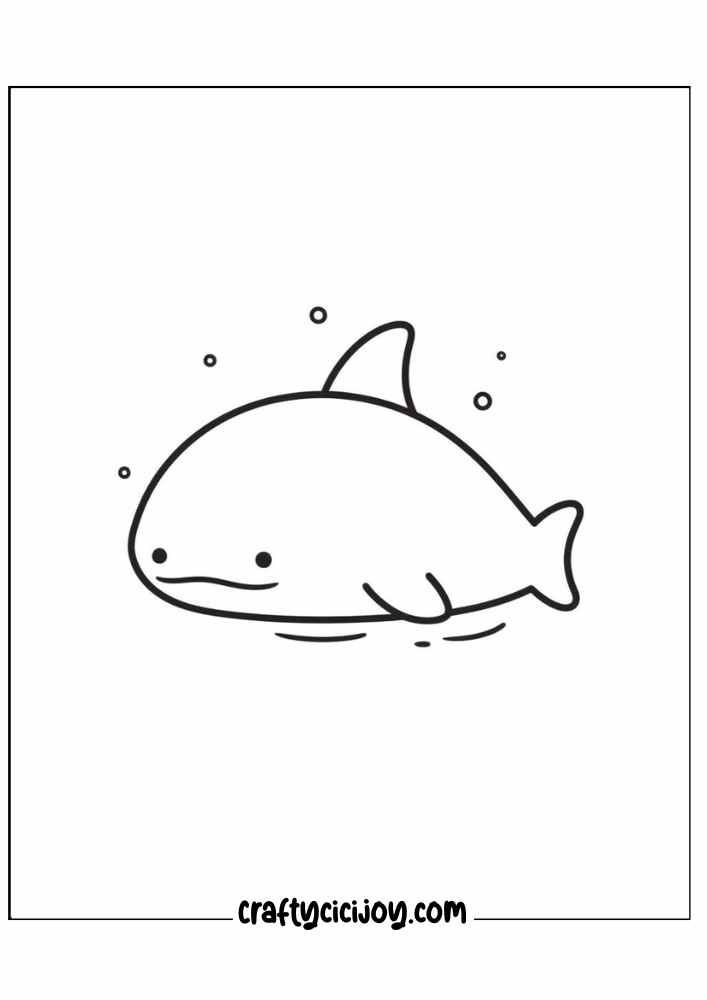cute sea life coloring page 46
