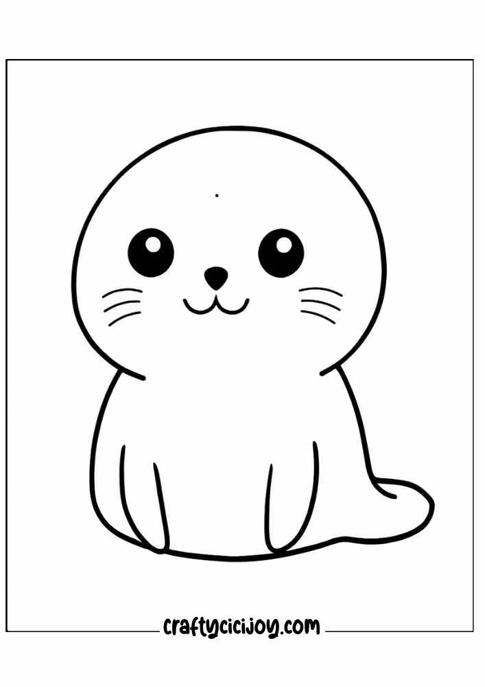 cute sea life coloring page 47