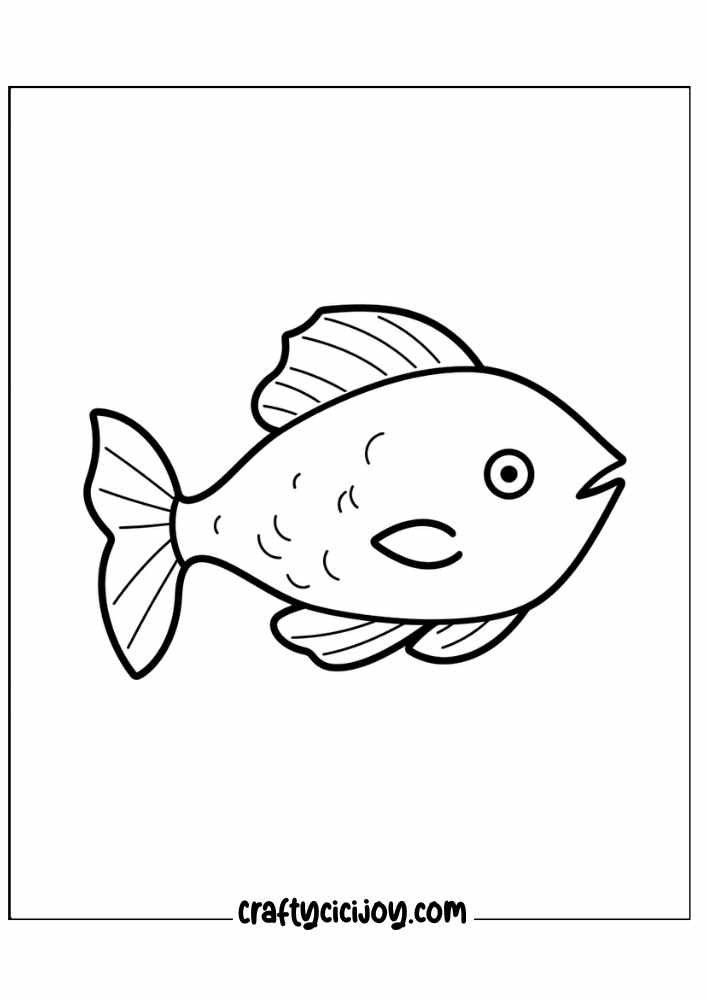 cute sea life coloring page 48