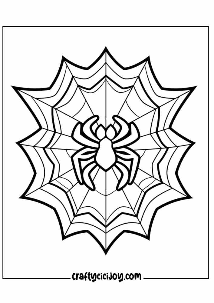 Free Kids Halloween Coloring Pages 10