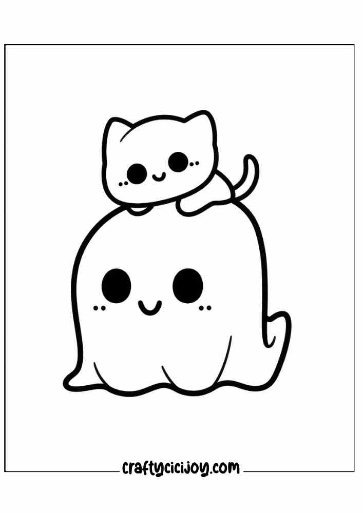 Free Kids Halloween Coloring Pages 2