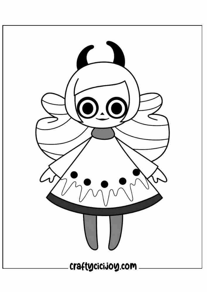 Free Kids Halloween Coloring Pages 32