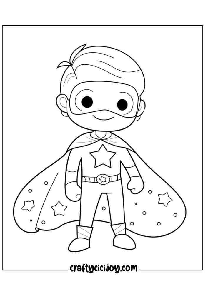 Free Kids Halloween Coloring Pages 42