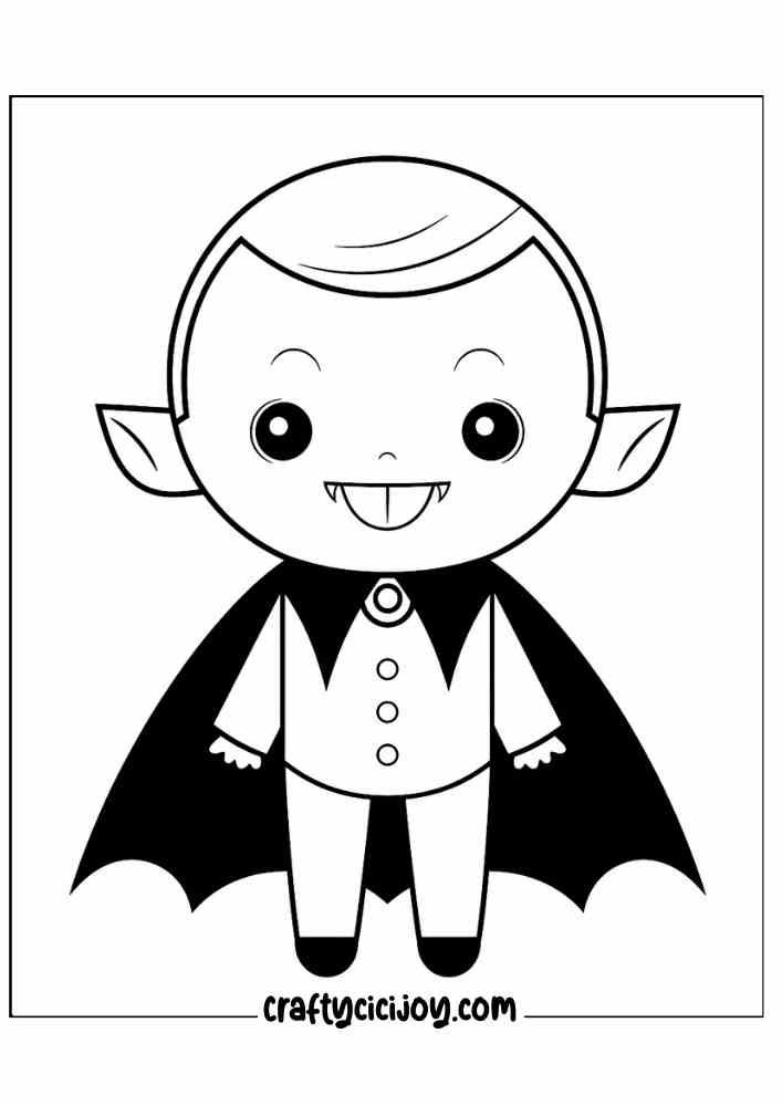 Free Kids Halloween Coloring Pages 48