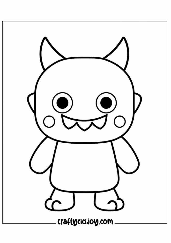 Free Kids Halloween Coloring Pages 49