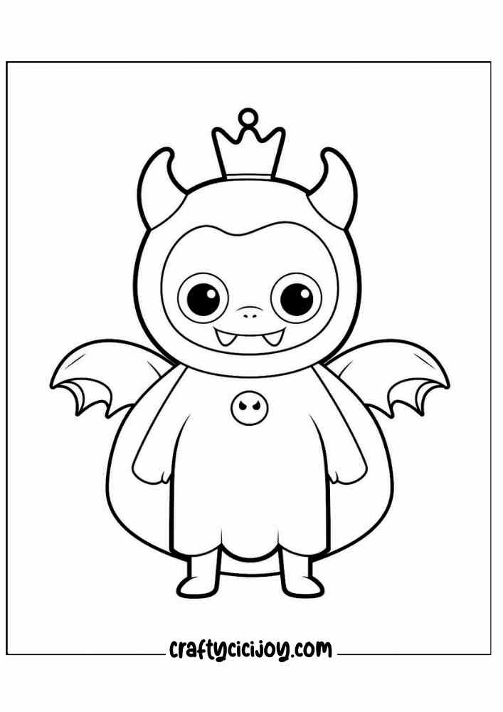 Free Kids Halloween Coloring Pages 53