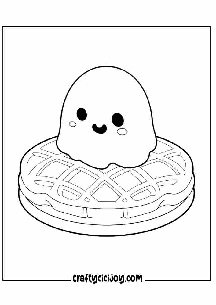 Ghost Coloring Page 18