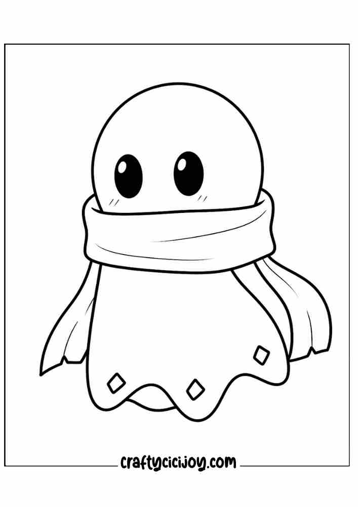 Ghost Coloring Page 28
