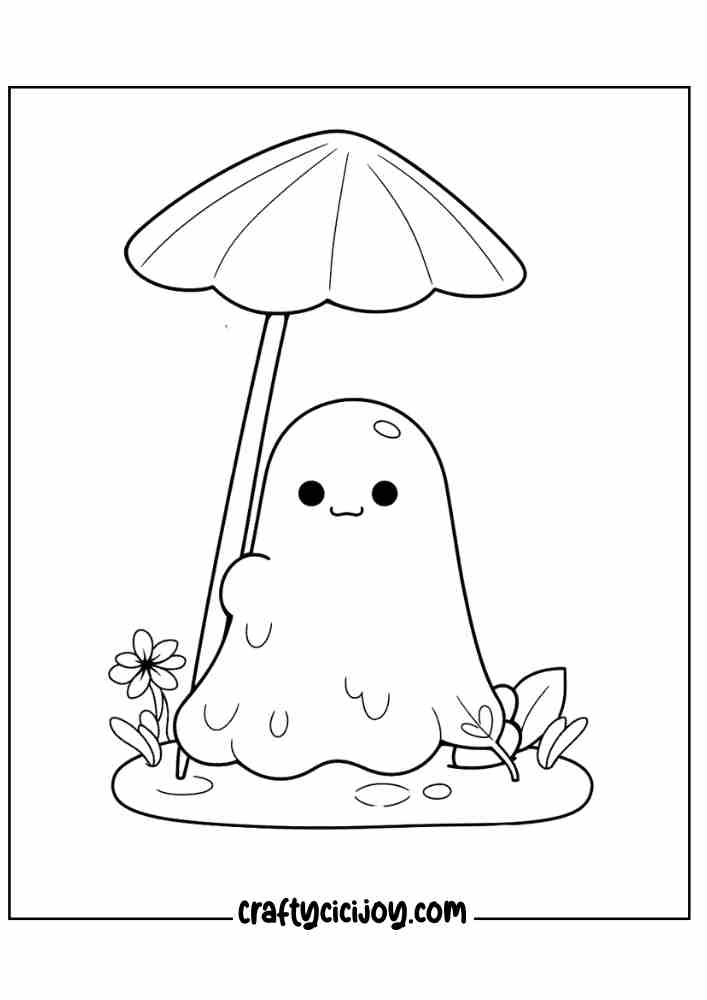 Ghost Coloring Page 41