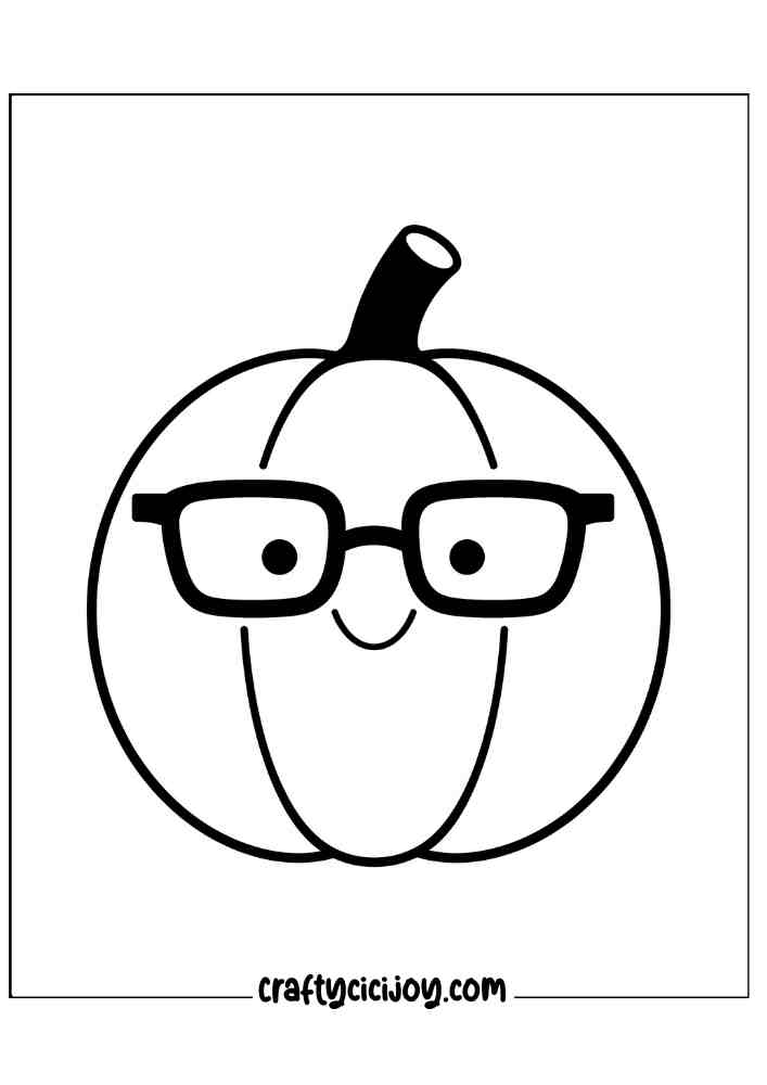 Pumpkin Coloring Page 14
