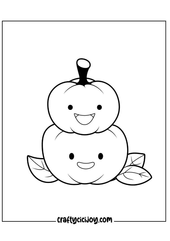 Pumpkin Coloring Page 16