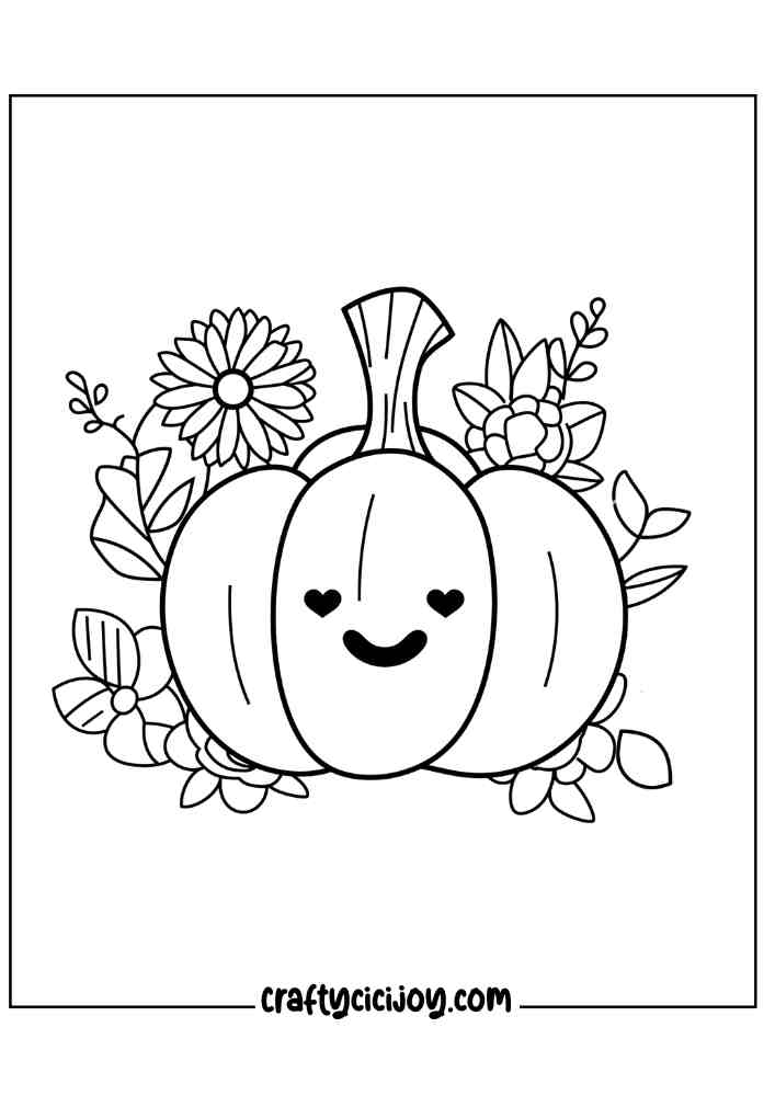 Pumpkin Coloring Page 21
