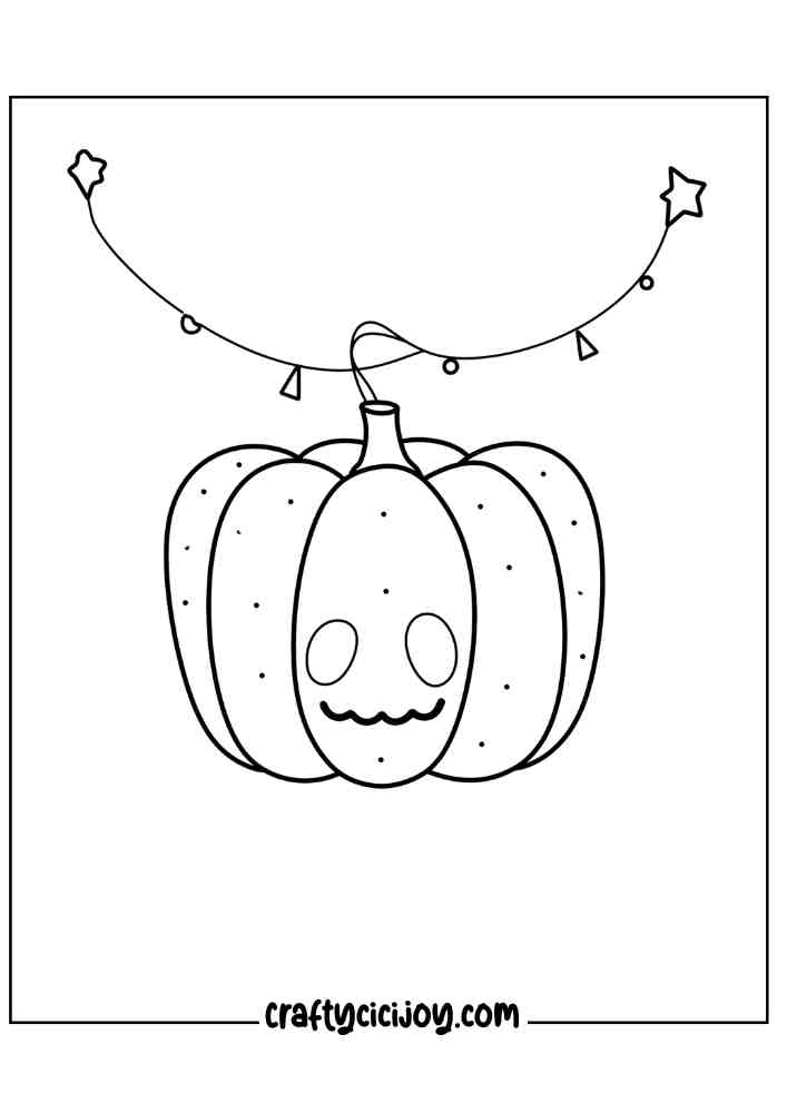 Pumpkin Coloring Page 22