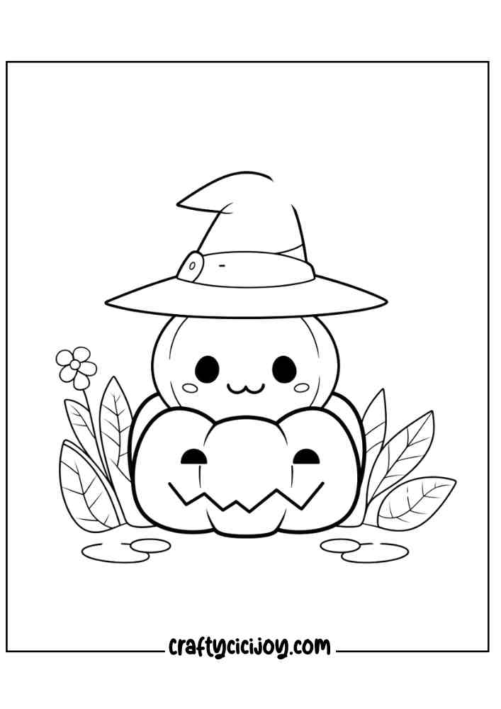 Pumpkin Coloring Page 24