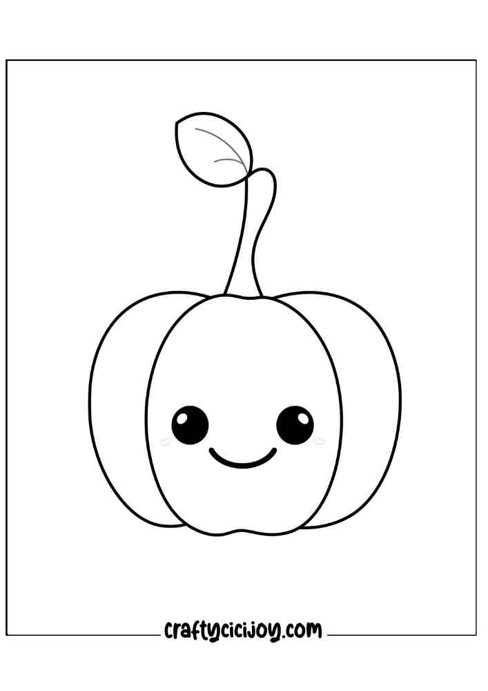 Pumpkin Coloring Page 25