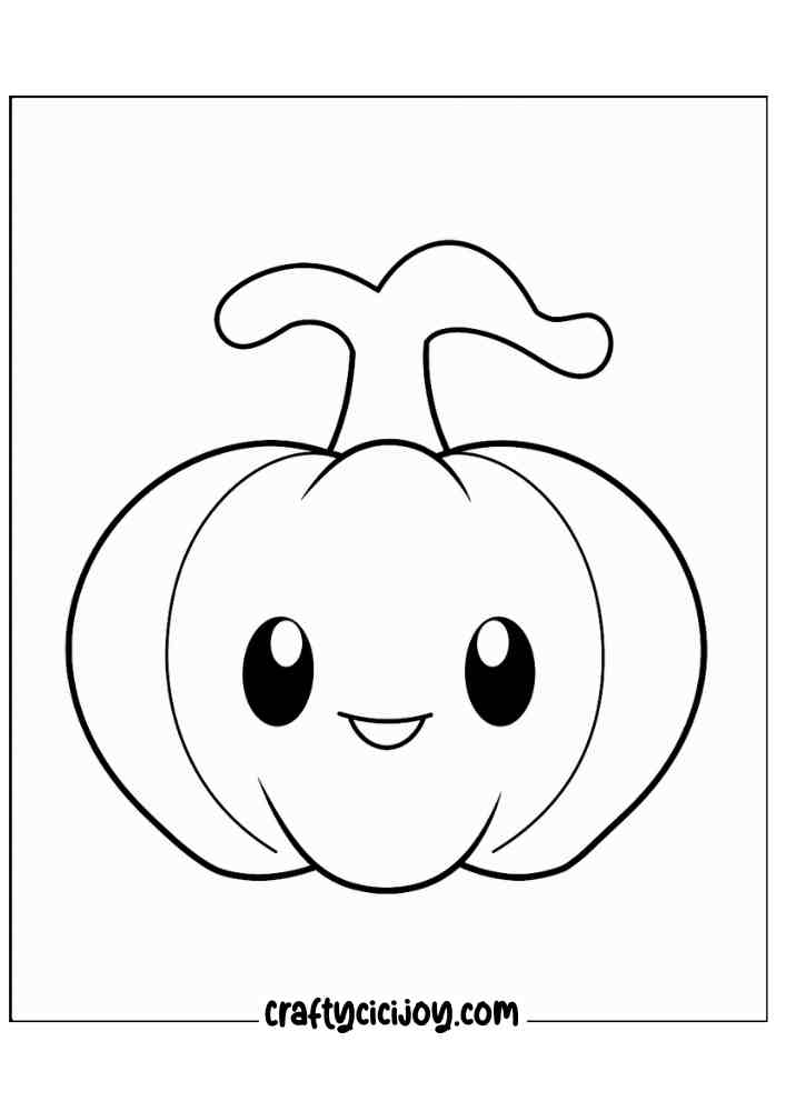 Pumpkin Coloring Page 31