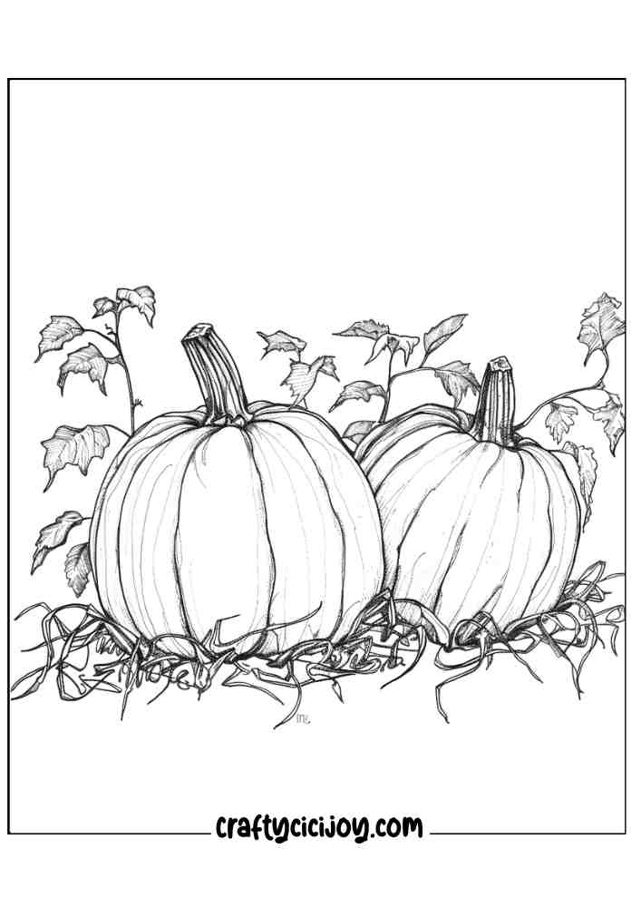 Pumpkin Coloring Pages For Adults 10