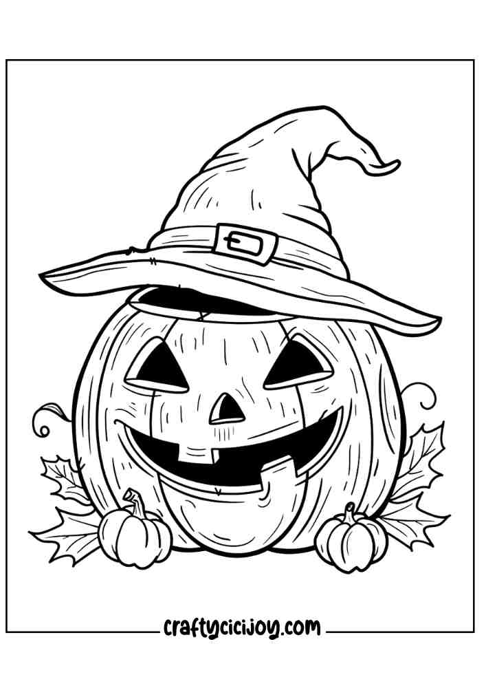 Pumpkin Coloring Pages For Adults 14