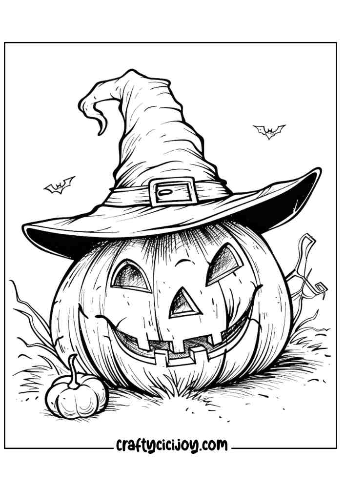 Pumpkin Coloring Pages For Adults 17