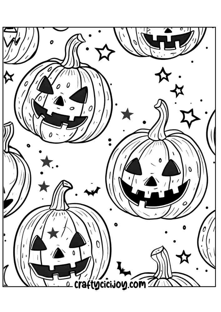 Pumpkin Coloring Pages For Adults 18