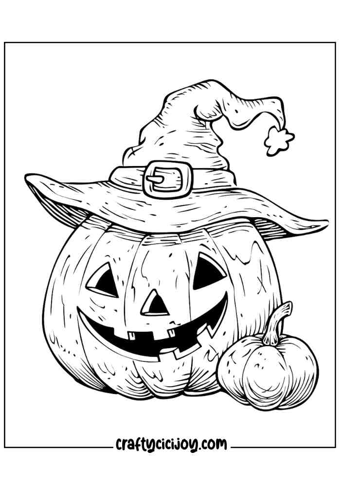 Pumpkin Coloring Pages For Adults 19