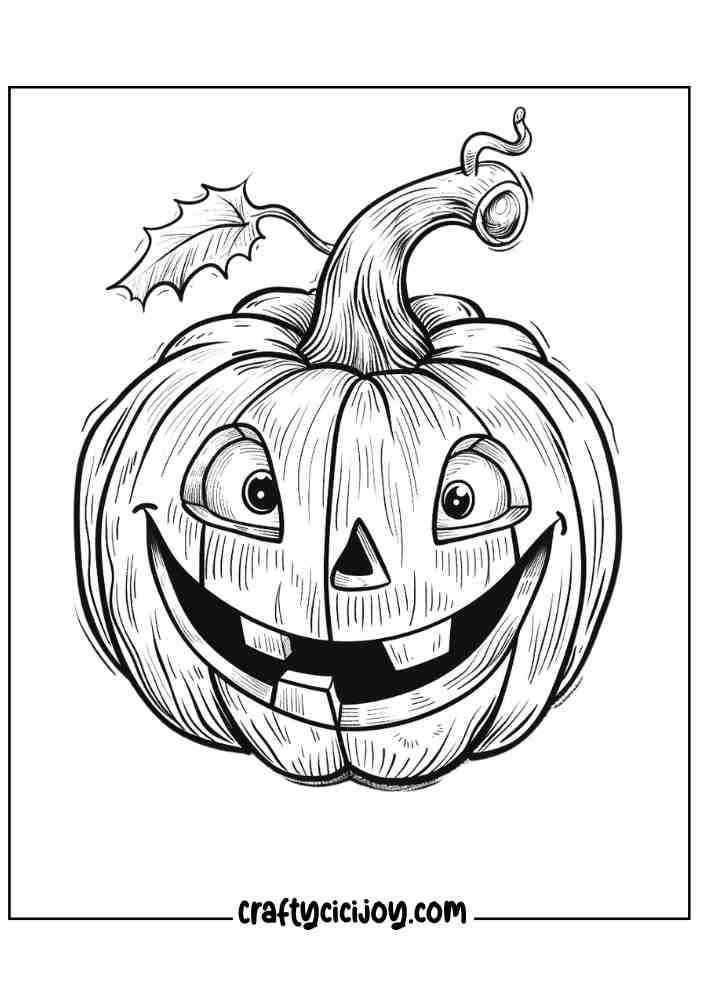 Pumpkin Coloring Pages For Adults 23