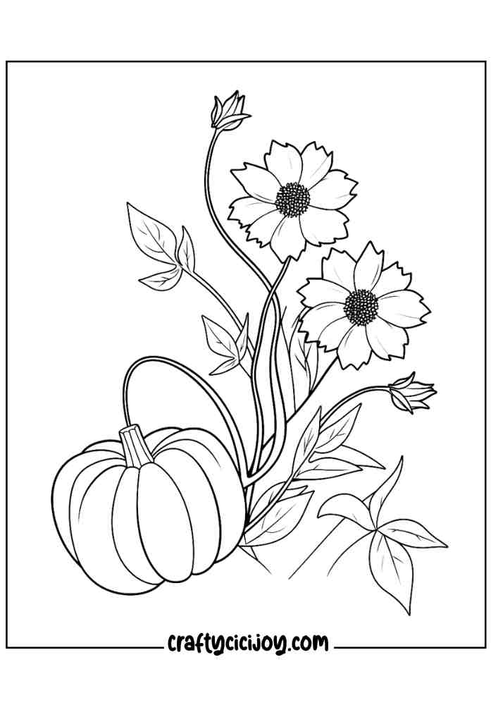 Pumpkin Coloring Pages For Adults 27