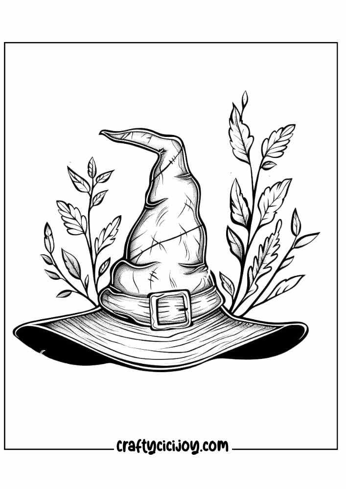 Aesthetic Halloween Coloring Pages 12
