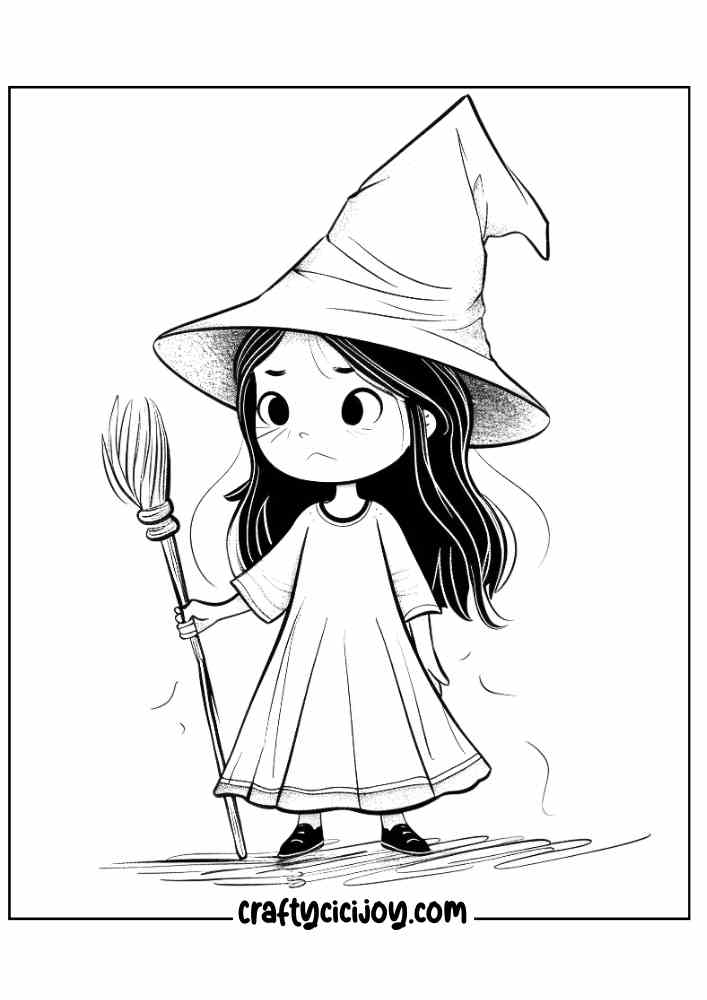 Aesthetic Halloween Coloring Pages 19