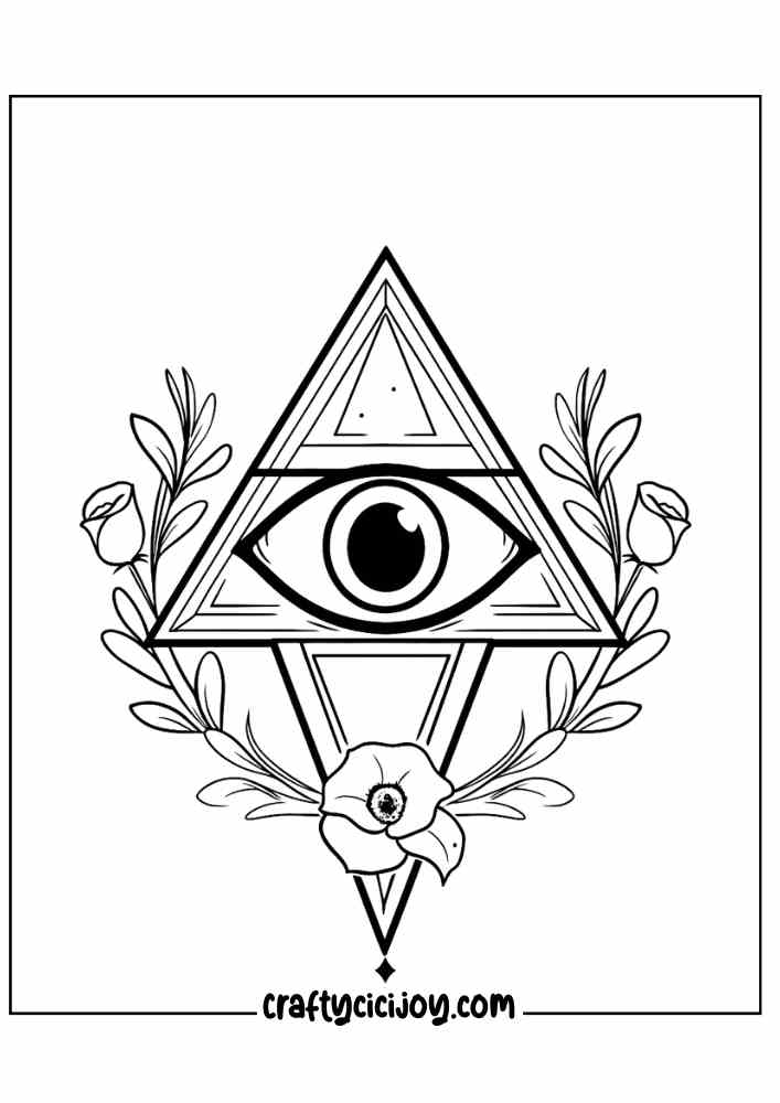 Aesthetic Halloween Coloring Pages 2