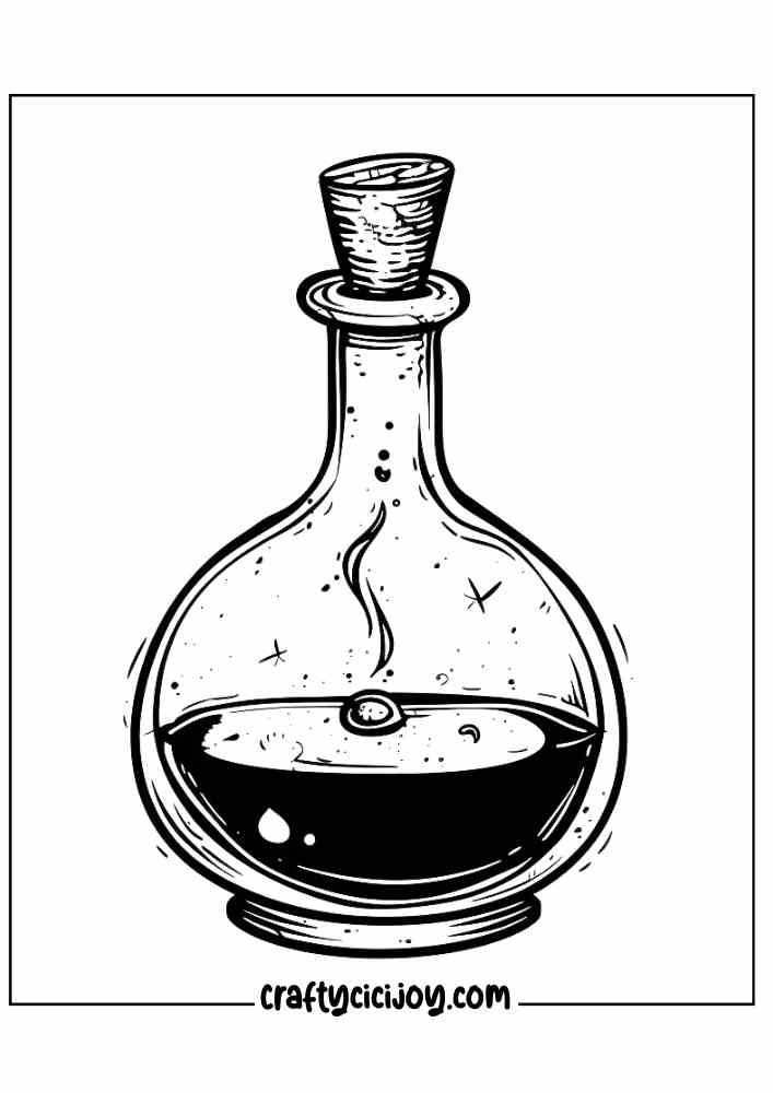 Aesthetic Halloween Coloring Pages 20