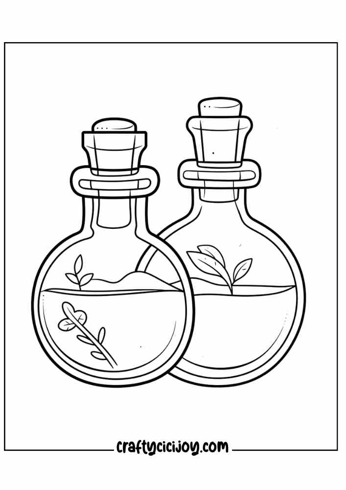 Aesthetic Halloween Coloring Pages 47