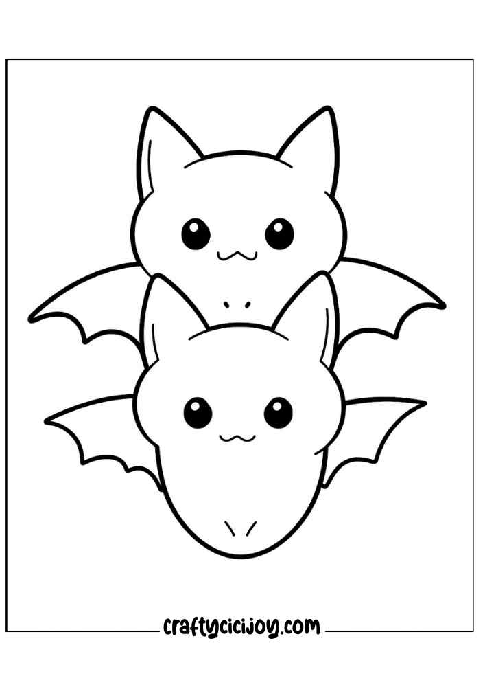Bat Coloring Pages 12