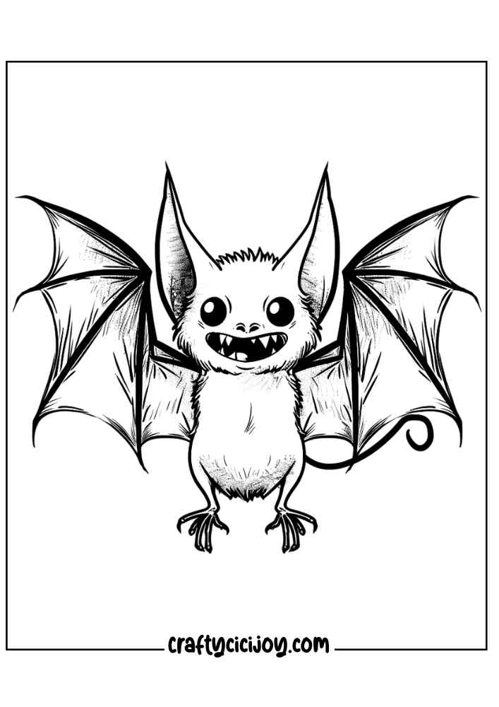 Bat Coloring Pages