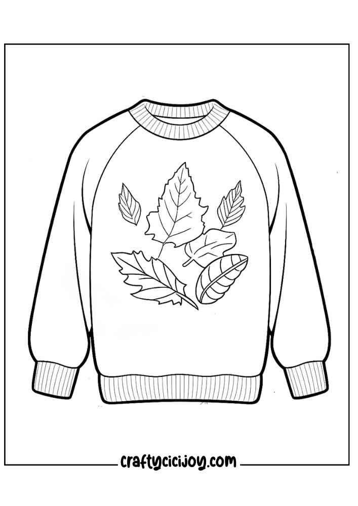 Cute Fall Coloring Pages 11