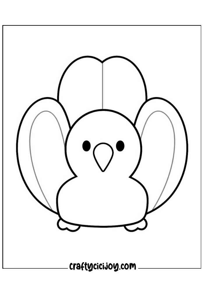 Cute Fall Coloring Pages 22