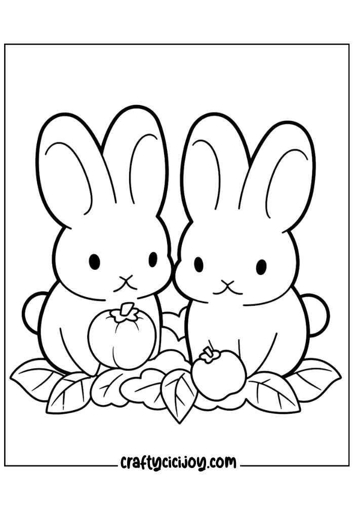 Cute Fall Coloring Pages 28