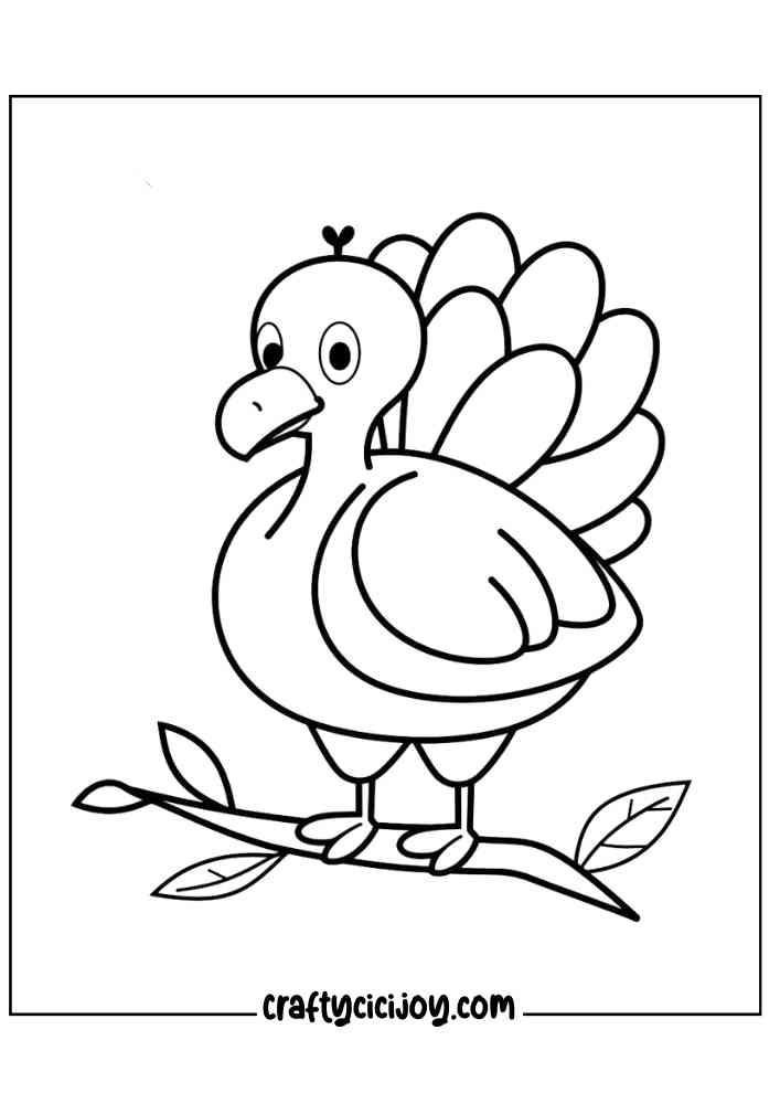 Cute Fall Coloring Pages 29