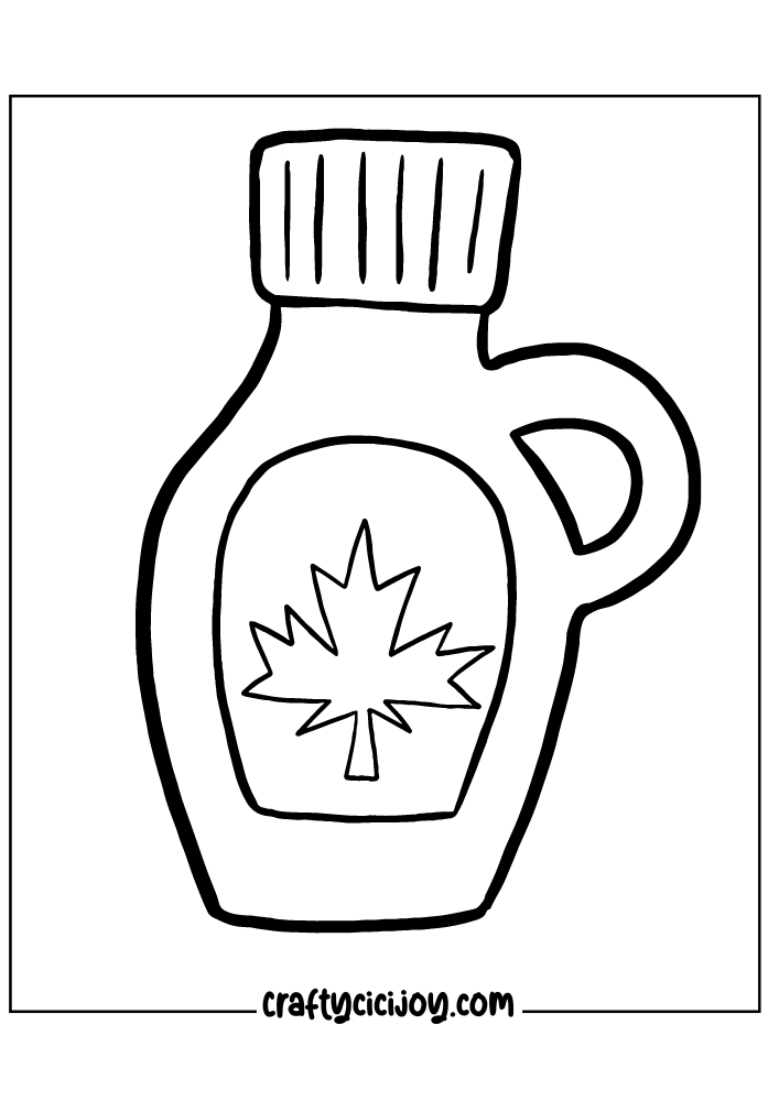 Cute Fall Coloring Pages 3