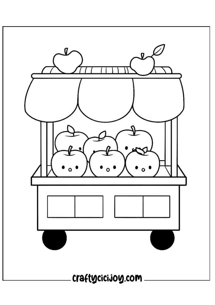 Cute Fall Coloring Pages 31