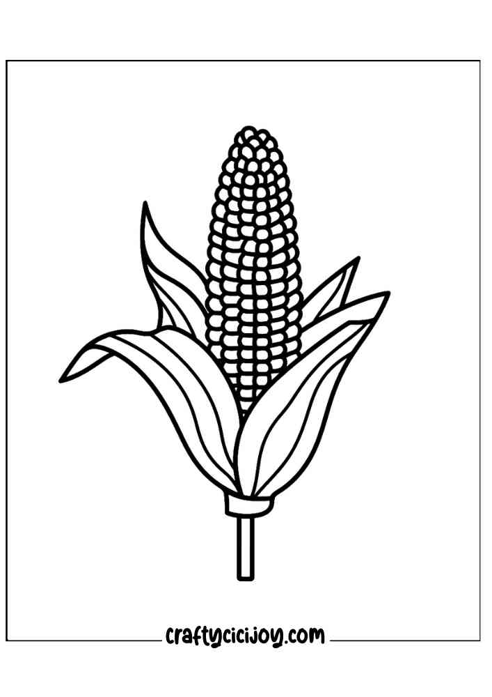 Cute Fall Coloring Pages 32