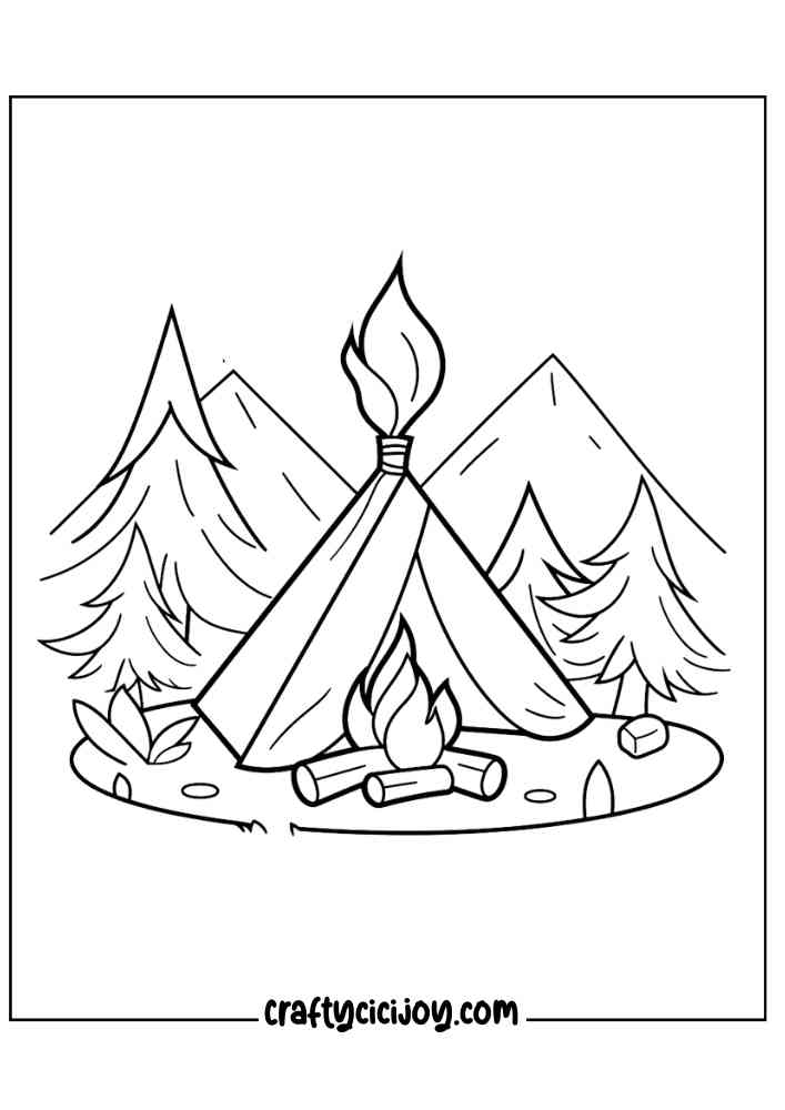 Cute Fall Coloring Pages 37