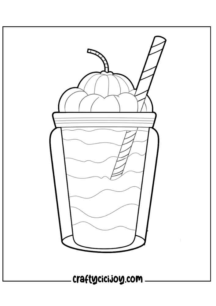 Cute Fall Coloring Pages 39