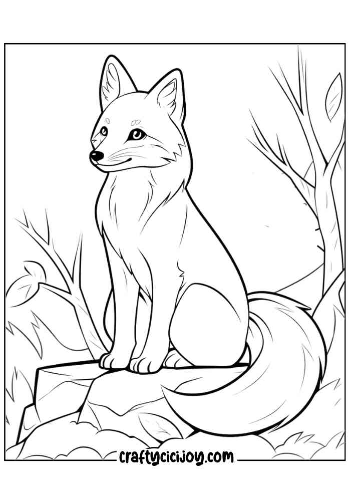 Cute Fall Coloring Pages 4