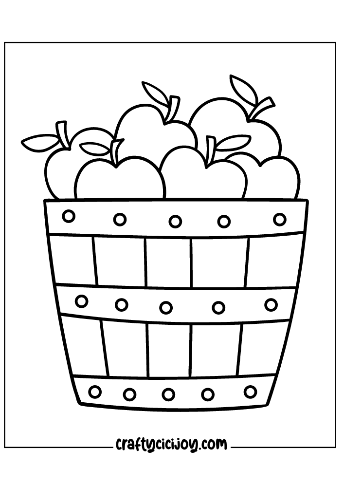 Cute Fall Coloring Pages 4