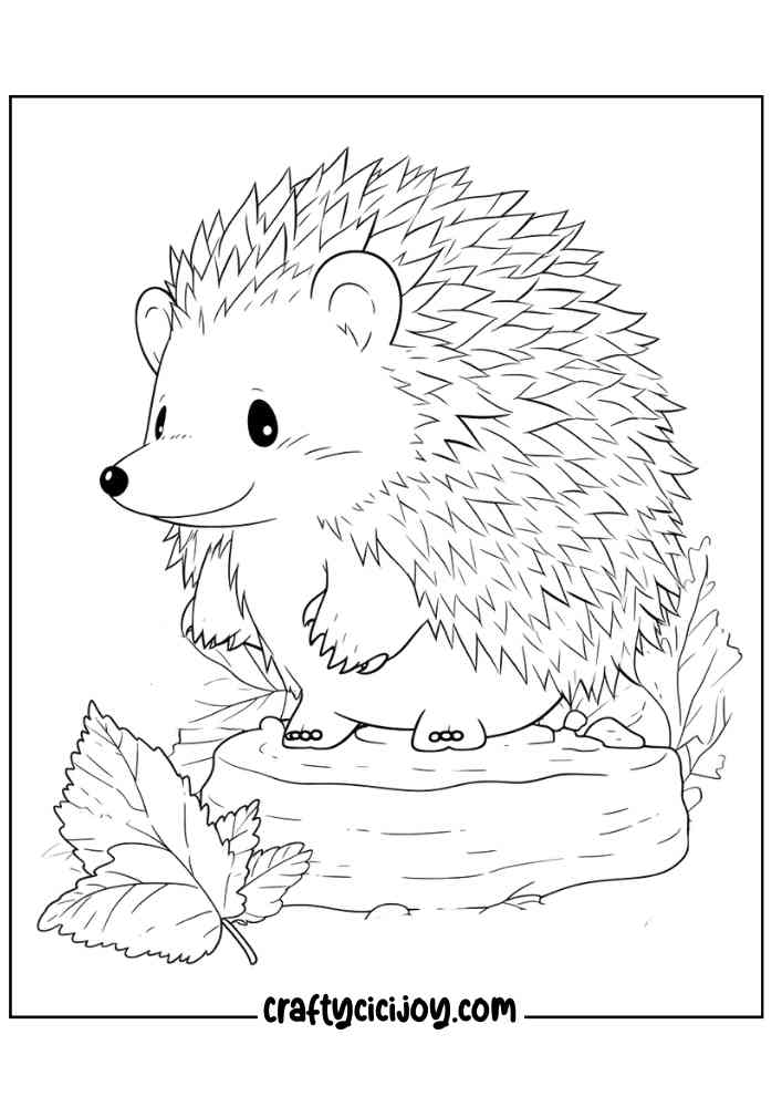 Cute Fall Coloring Pages 5